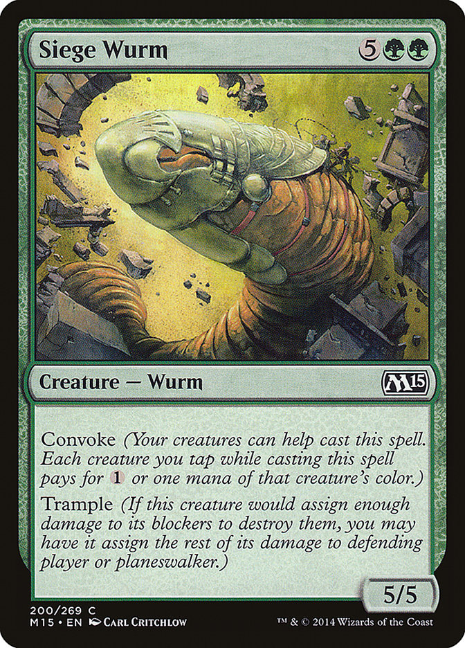 Siege Wurm [Magic 2015] | Gamer Loot