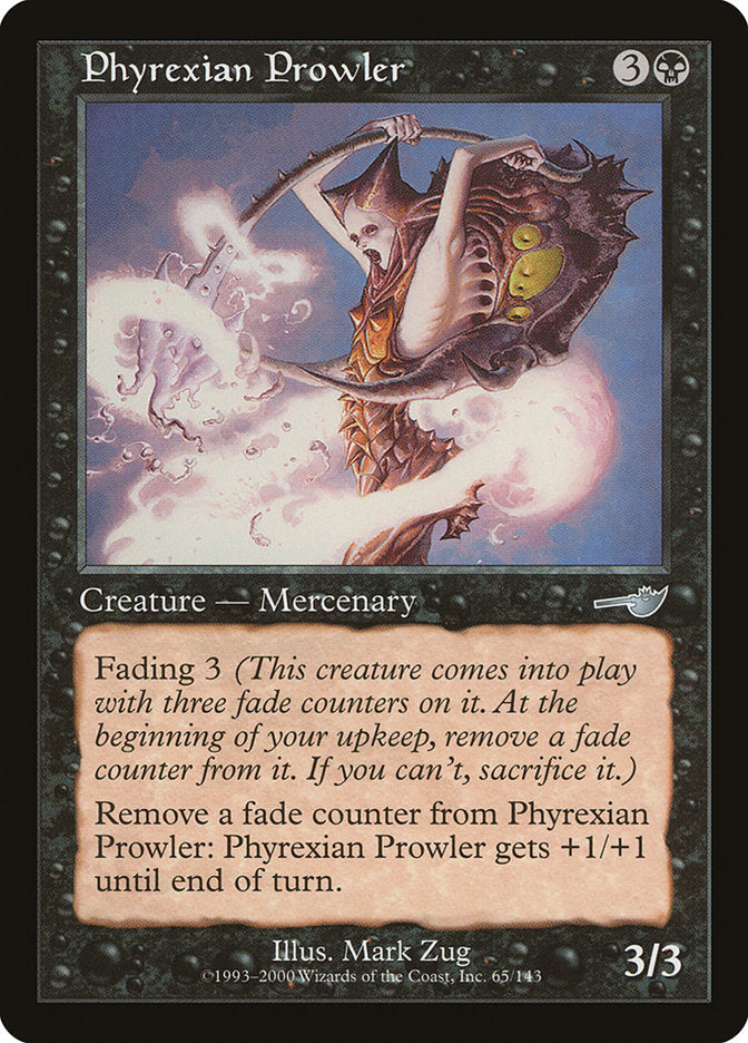 Phyrexian Prowler [Nemesis] | Gamer Loot