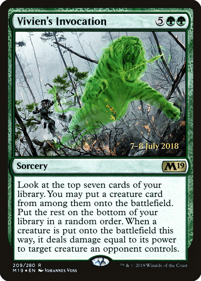 Vivien's Invocation  [Core Set 2019 Prerelease Promos] | Gamer Loot