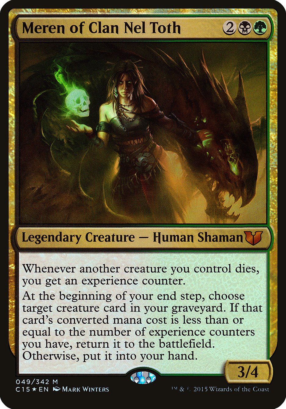 Meren of Clan Nel Toth (Oversized) [Commander 2015 Oversized] | Gamer Loot