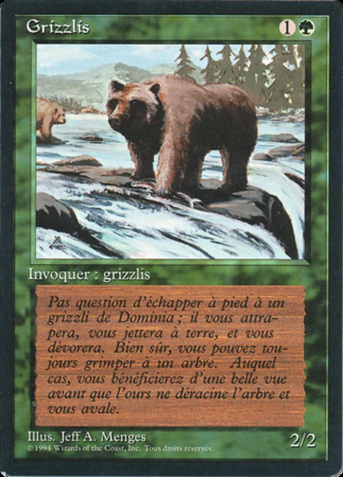 Grizzly Bears [Foreign Black Border] | Gamer Loot