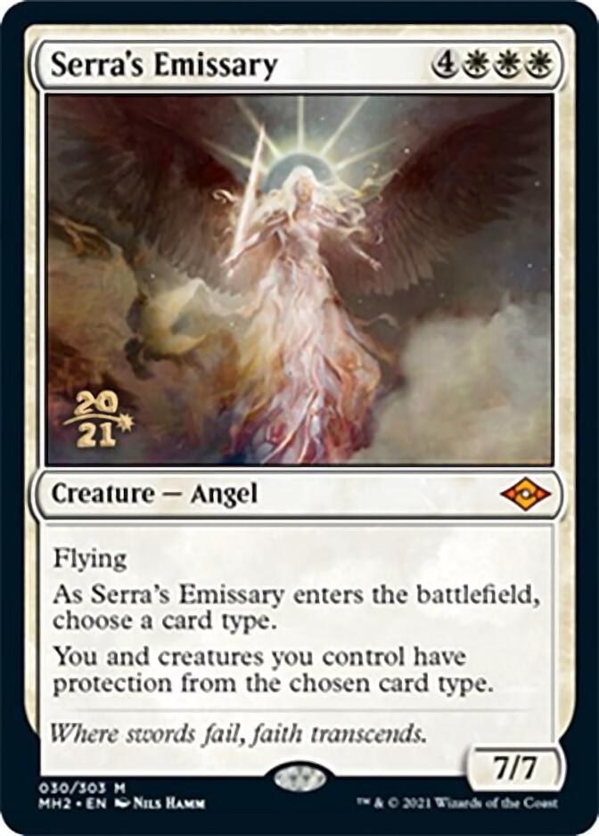 Serra's Emissary [Modern Horizons 2 Prerelease Promos] | Gamer Loot