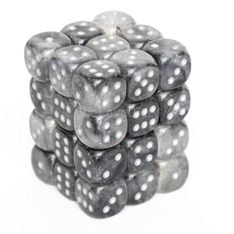 Chessex: D6 Borealis™ Dice Set - 12mm | Gamer Loot