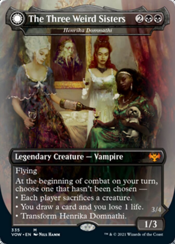 Henrika Domnathi // Henrika, Infernal Seer - The Three Weird Sisters // Fiends of Darkest Night [Innistrad: Crimson Vow] | Gamer Loot