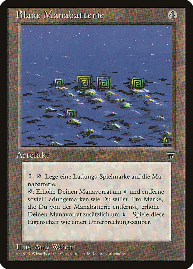 Blue Mana Battery (German) - "Blaue Manabatterie" [Renaissance] | Gamer Loot