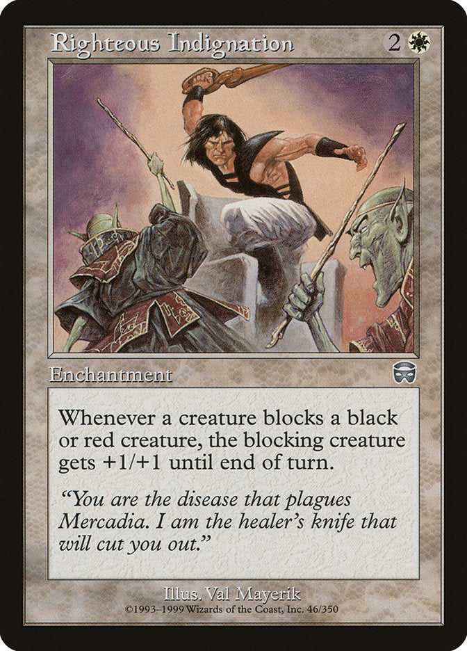 Righteous Indignation [Mercadian Masques] | Gamer Loot