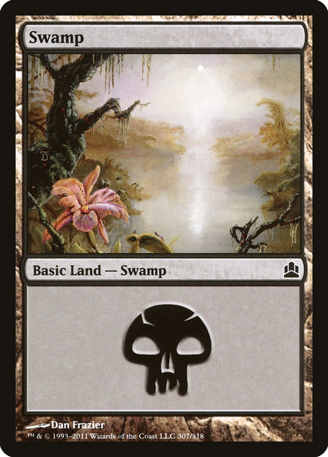 Swamp (307) [Commander 2011] | Gamer Loot