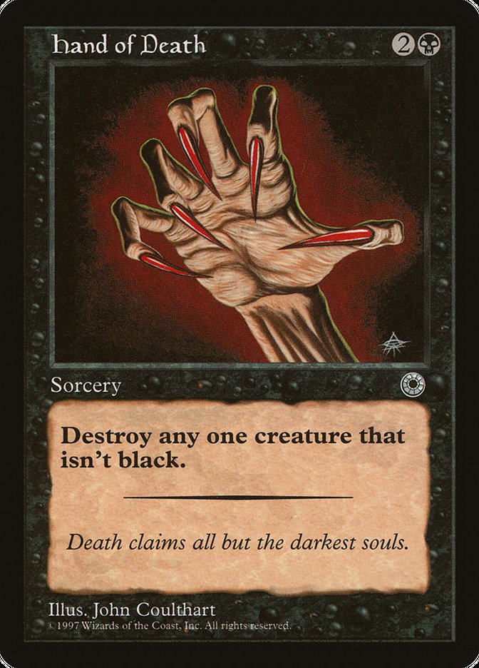 Hand of Death (Without Creature Color Explanation) [Portal] | Gamer Loot