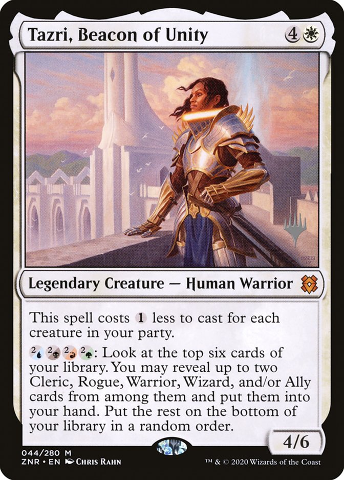 Tazri, Beacon of Unity (Promo Pack) [Zendikar Rising Promos] | Gamer Loot