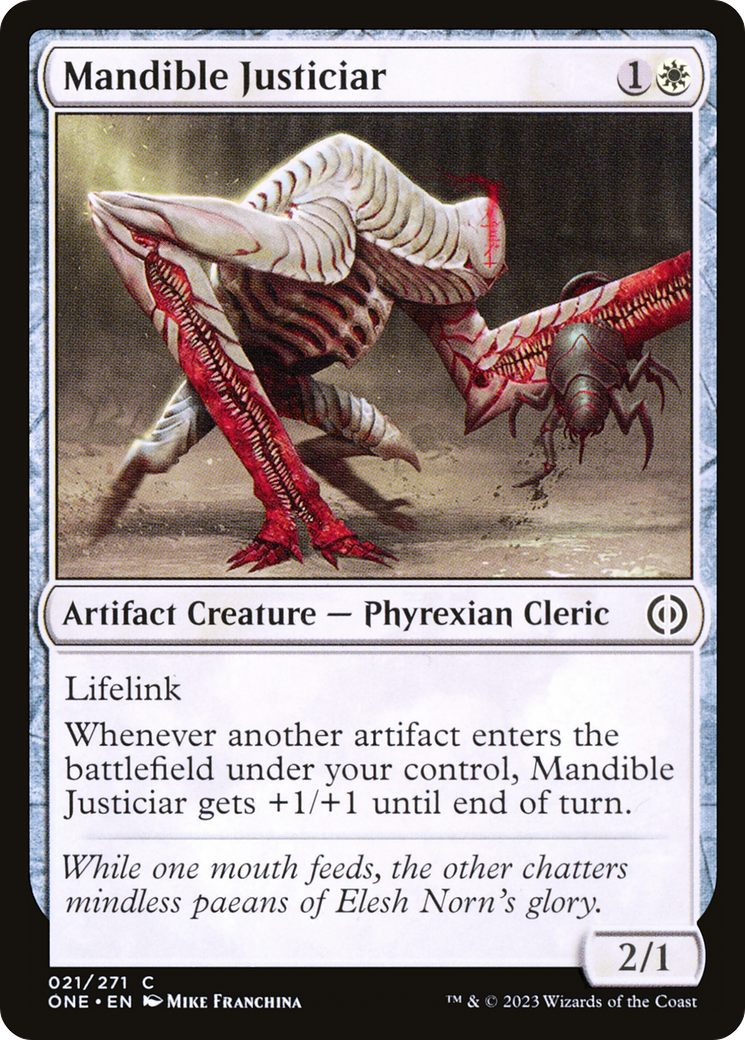 Mandible Justiciar [Phyrexia: All Will Be One] | Gamer Loot