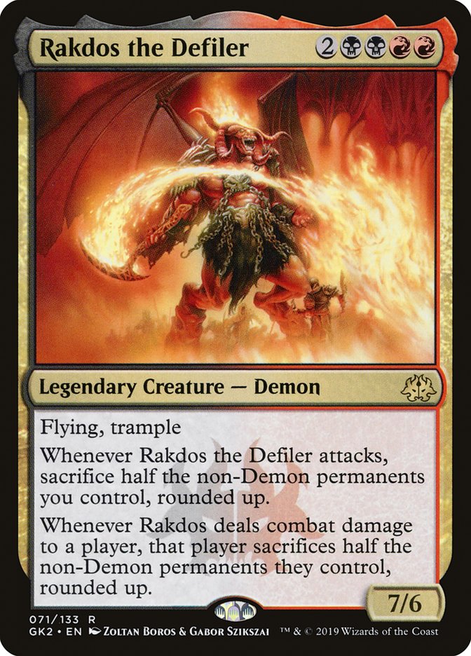 Rakdos the Defiler [Ravnica Allegiance Guild Kit] | Gamer Loot