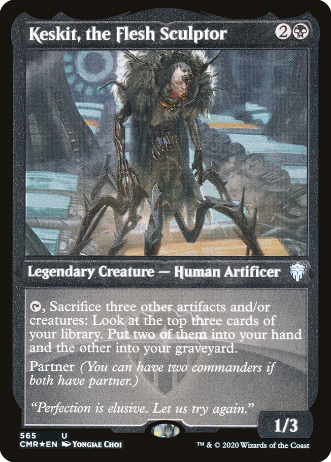 Keskit, the Flesh Sculptor (Etched) [Commander Legends] | Gamer Loot