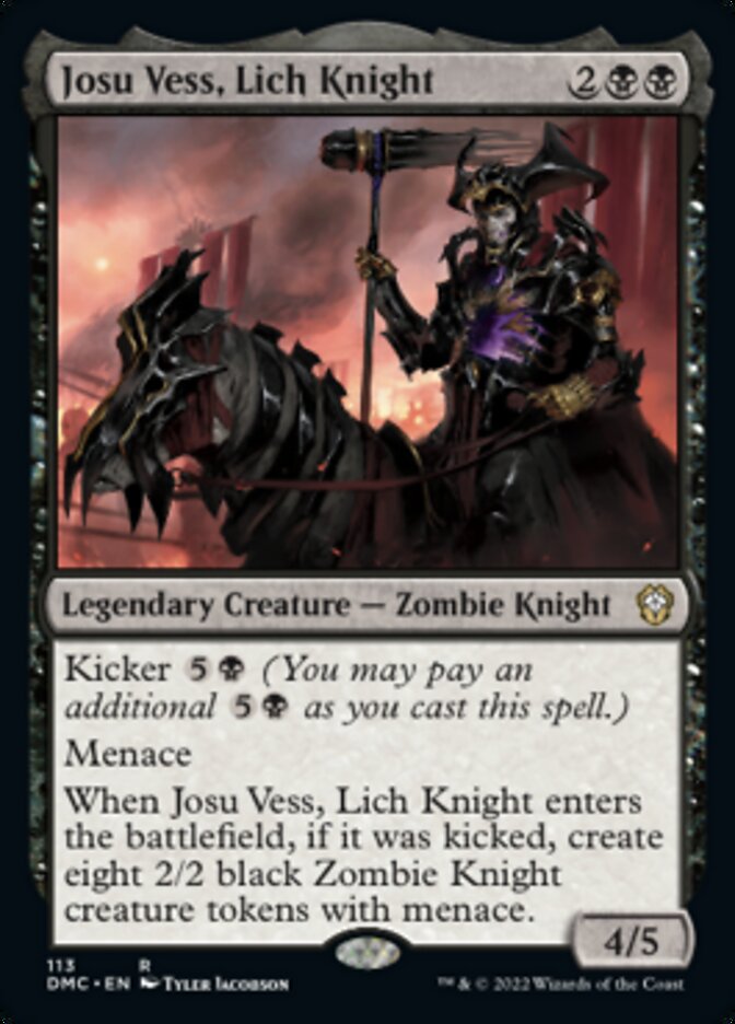 Josu Vess, Lich Knight [Dominaria United Commander] | Gamer Loot