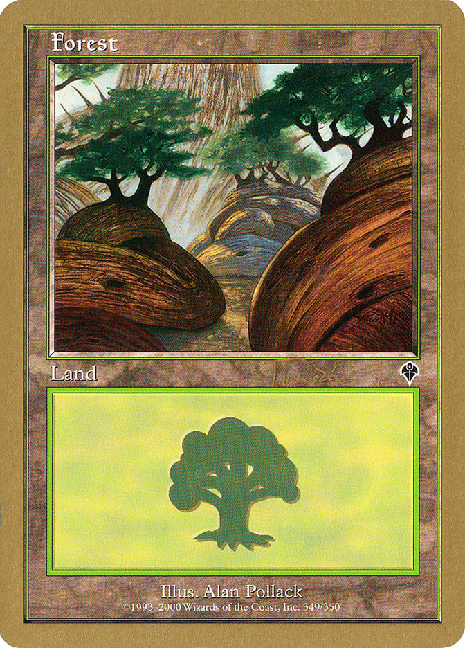 Forest (jt349a) (Jan Tomcani) [World Championship Decks 2001] | Gamer Loot