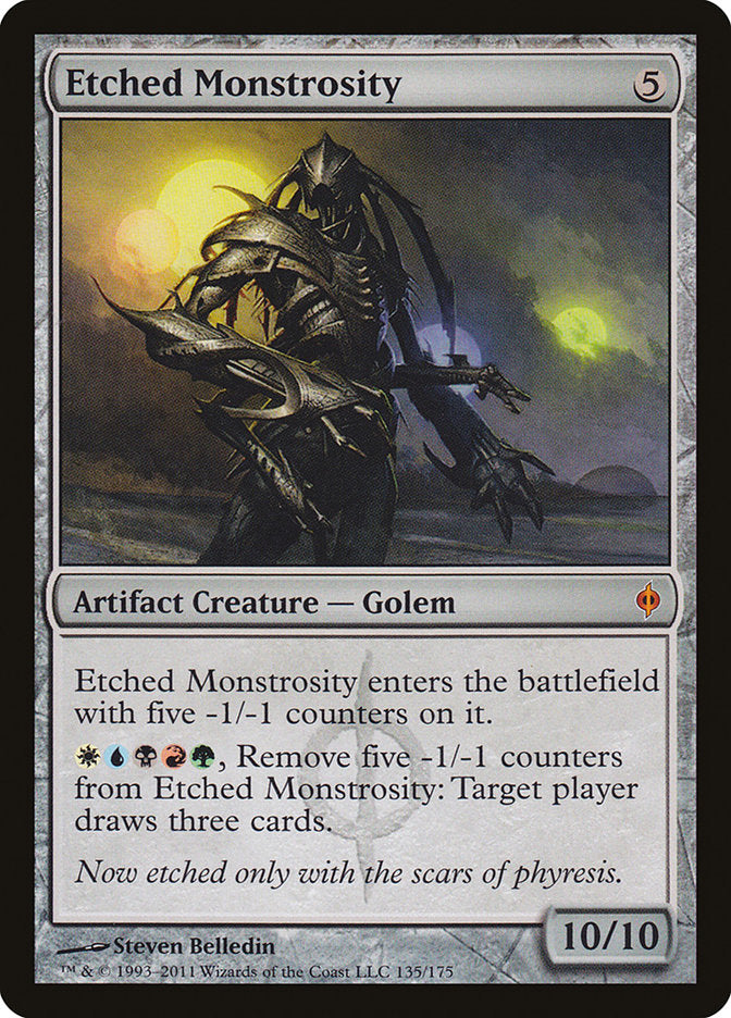 Etched Monstrosity [New Phyrexia] | Gamer Loot