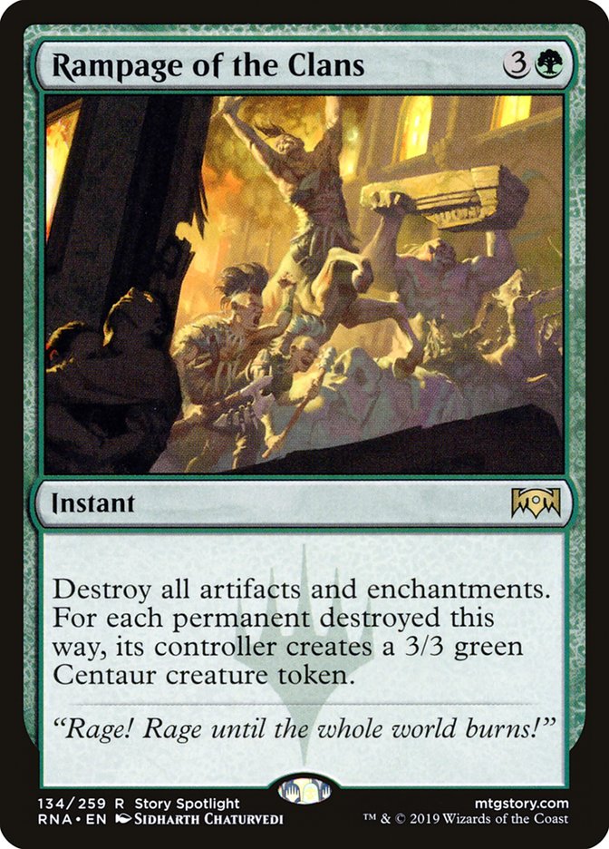 Rampage of the Clans [Ravnica Allegiance] | Gamer Loot