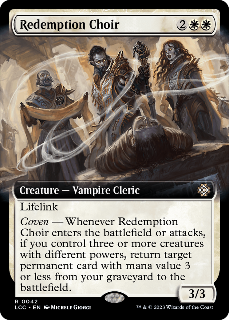 Redemption Choir (Extended Art) [The Lost Caverns of Ixalan Commander] | Gamer Loot