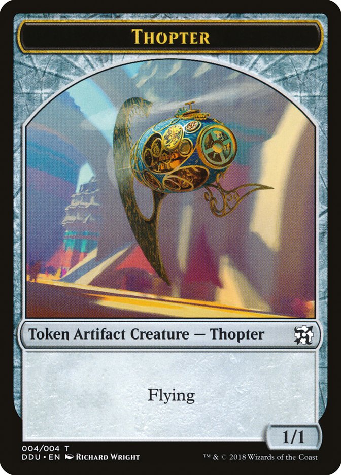 Thopter (004/004) [Duel Decks: Elves vs. Inventors Tokens] | Gamer Loot