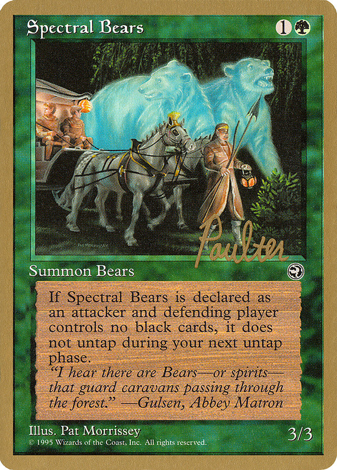 Spectral Bears (Preston Poulter) [Pro Tour Collector Set] | Gamer Loot