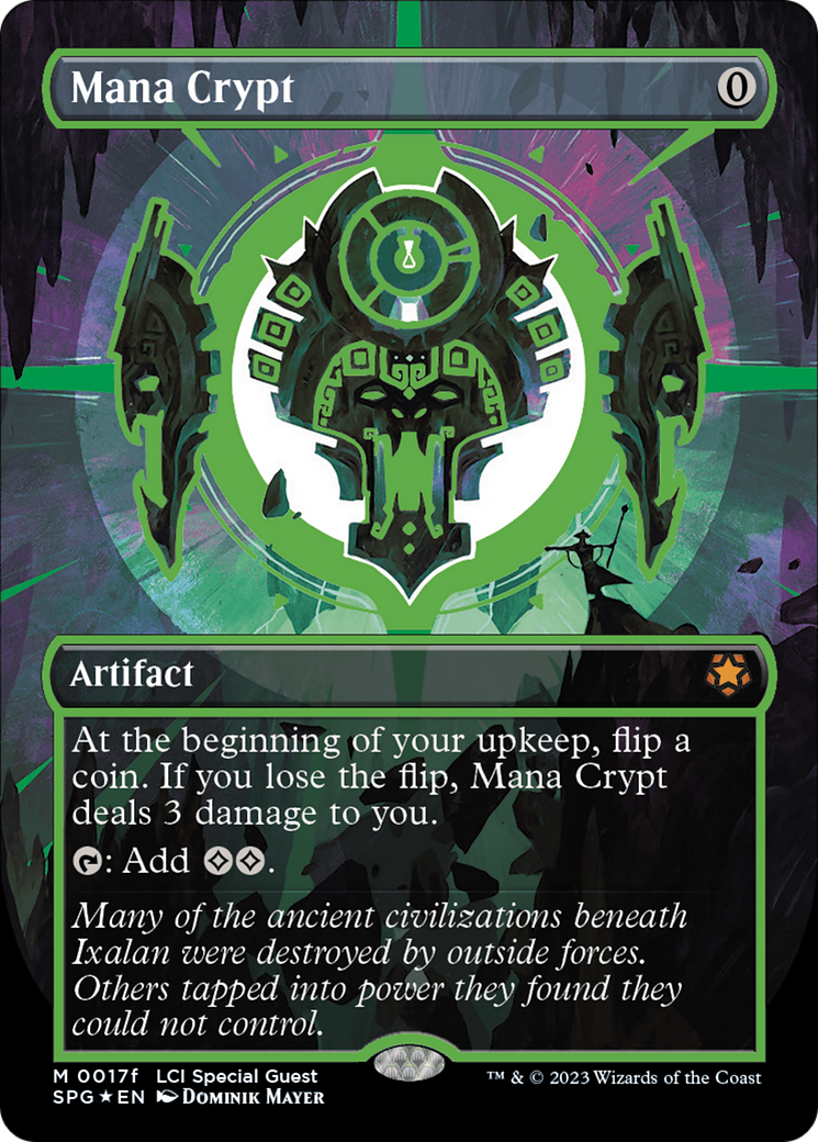 Mana Crypt (0017f) (Borderless) [The Lost Caverns of Ixalan Special Guests] | Gamer Loot