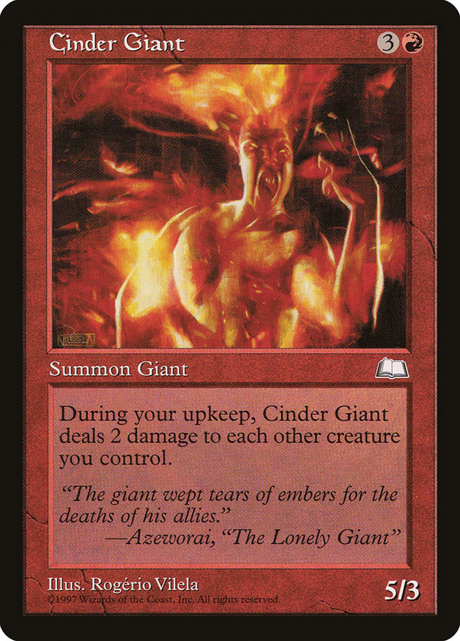 Cinder Giant [Weatherlight] | Gamer Loot