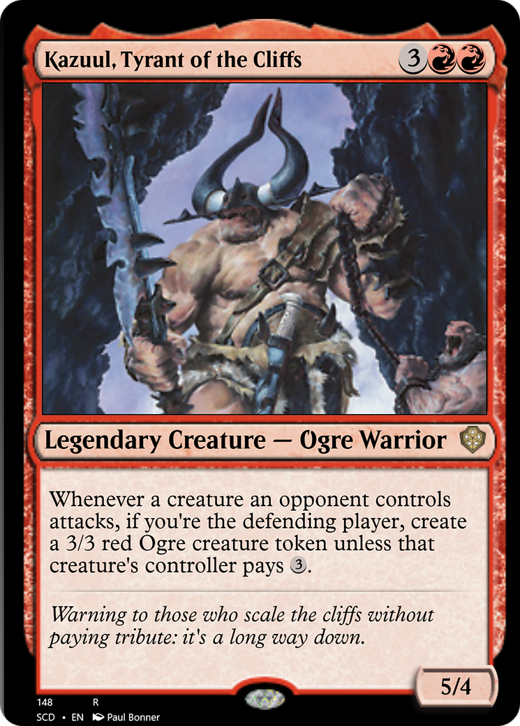 Kazuul, Tyrant of the Cliffs [Starter Commander Decks] | Gamer Loot