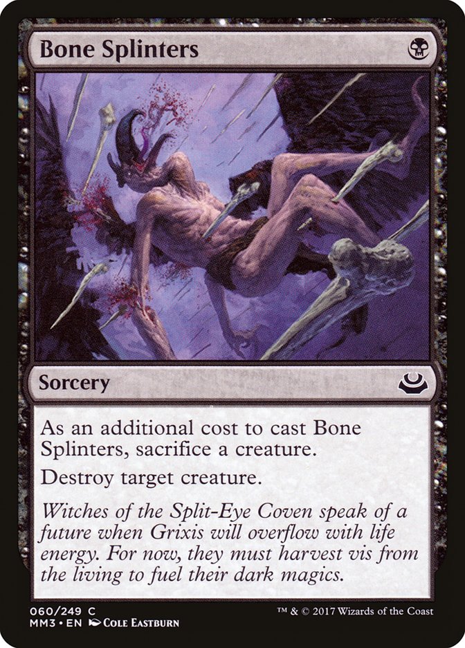 Bone Splinters [Modern Masters 2017] | Gamer Loot