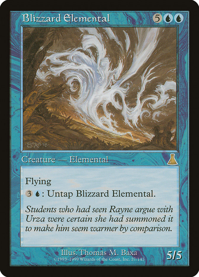 Blizzard Elemental [Urza's Destiny] | Gamer Loot