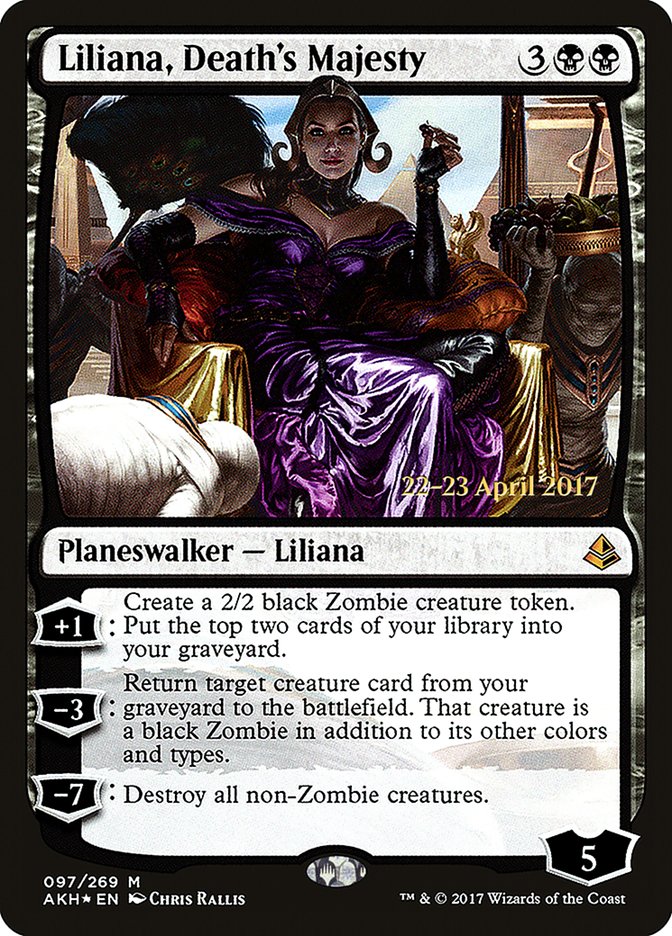 Liliana, Death's Majesty  [Amonkhet Prerelease Promos] | Gamer Loot