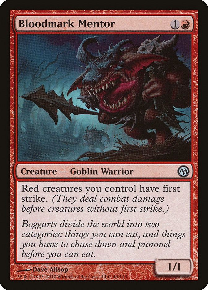 Bloodmark Mentor [Duels of the Planeswalkers] | Gamer Loot