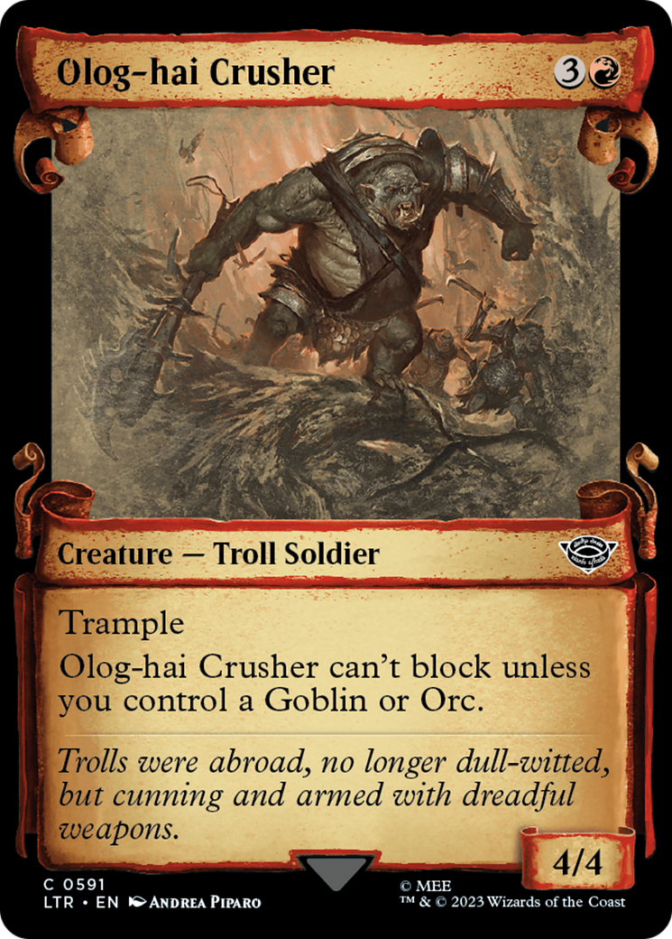 Olog-Hai Crusher [The Lord of the Rings: Tales of Middle-Earth Showcase Scrolls] | Gamer Loot