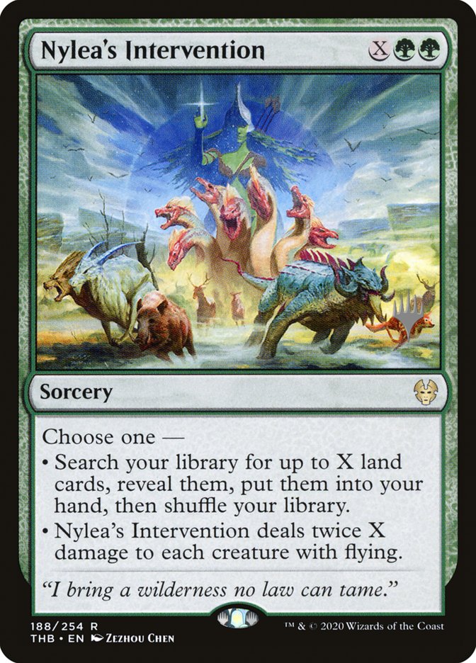 Nylea's Intervention (Promo Pack) [Theros Beyond Death Promos] | Gamer Loot