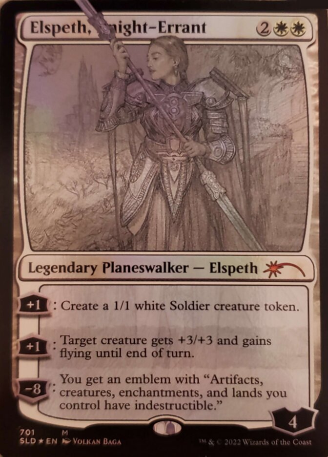 Elspeth, Knight-Errant (Sketch) [Secret Lair Drop Promos] | Gamer Loot