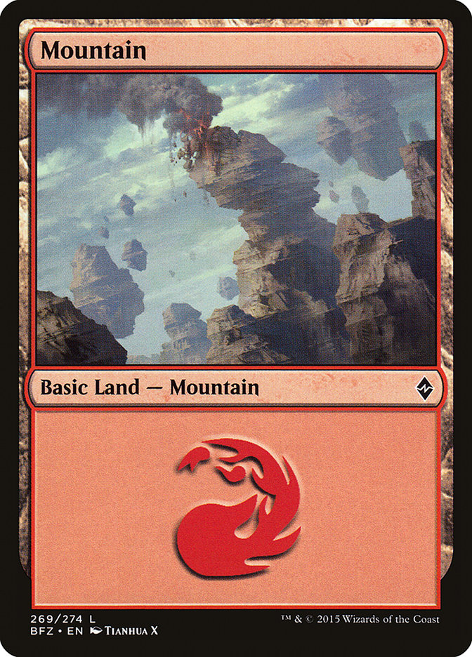 Mountain (269a) [Battle for Zendikar] | Gamer Loot