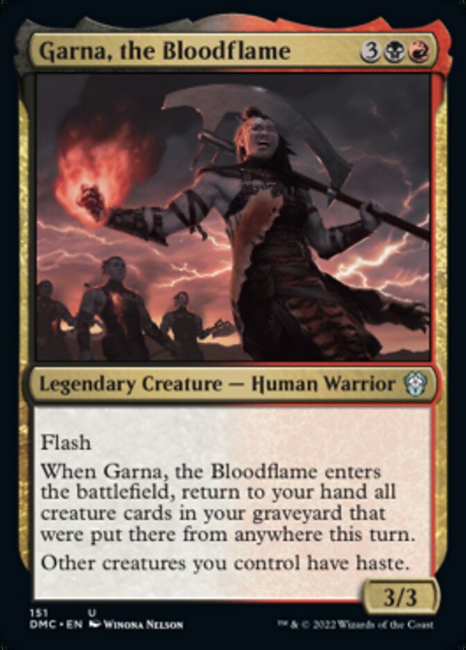 Garna, the Bloodflame [Dominaria United Commander] | Gamer Loot