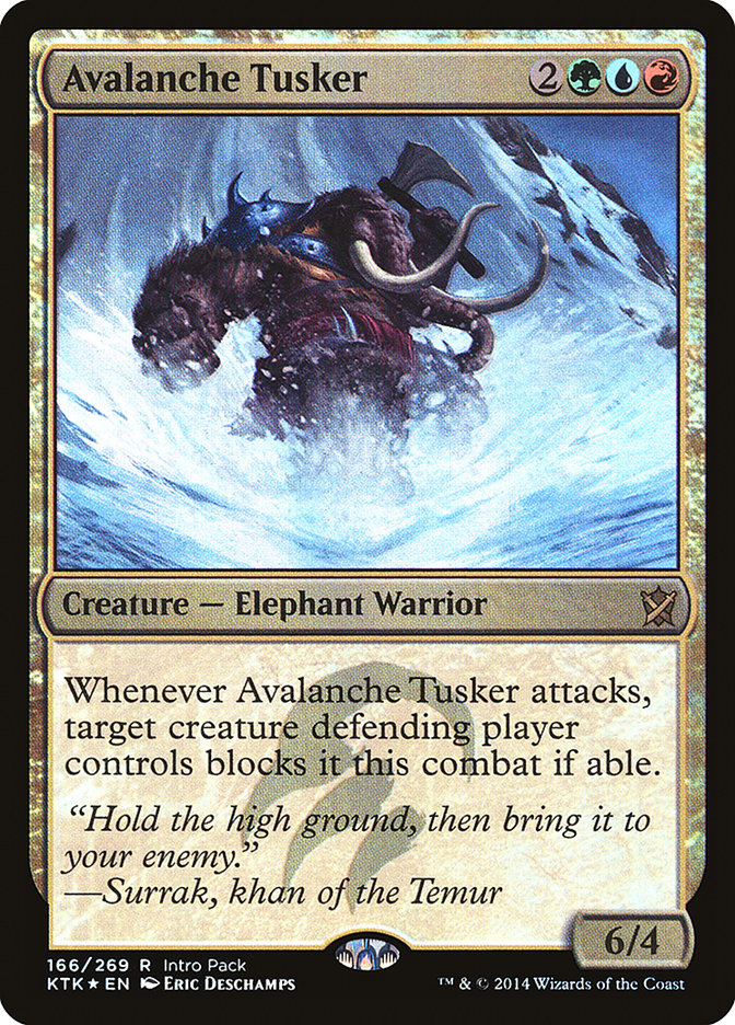 Avalanche Tusker (Intro Pack) [Khans of Tarkir Promos] | Gamer Loot