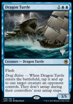 Dragon Turtle (Promo Pack) [Dungeons & Dragons: Adventures in the Forgotten Realms Promos] | Gamer Loot