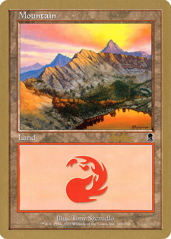 Mountain (bk346) (Brian Kibler) [World Championship Decks 2002] | Gamer Loot