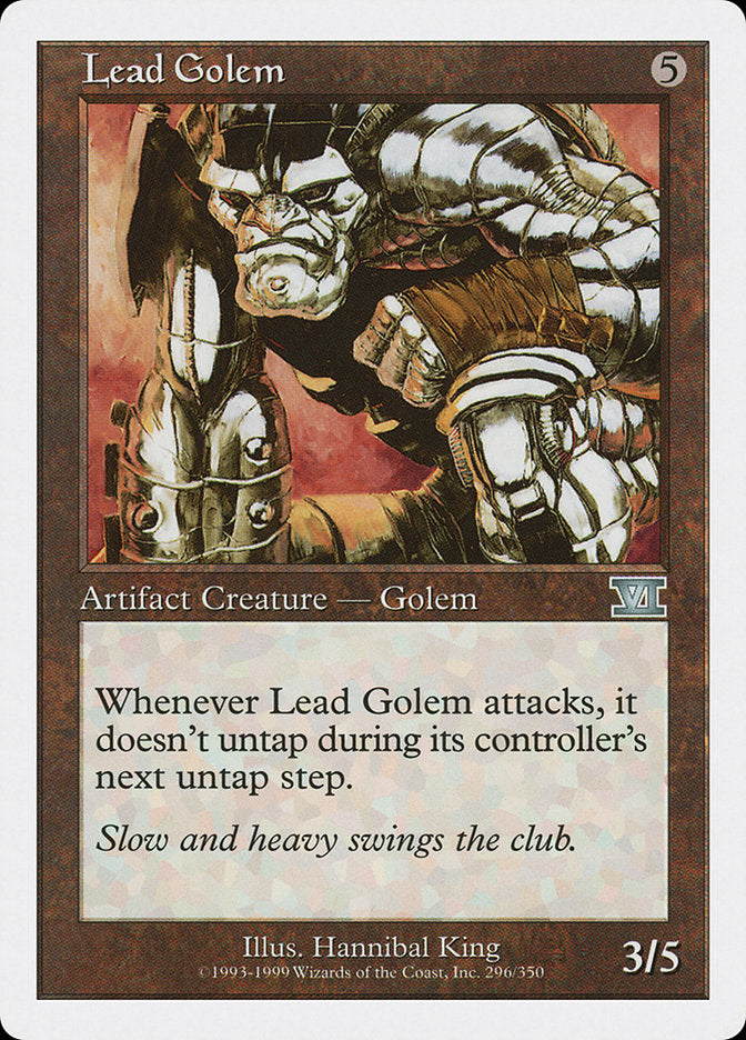 Lead Golem [Classic Sixth Edition] | Gamer Loot