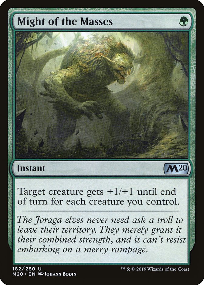Might of the Masses [Core Set 2020] | Gamer Loot
