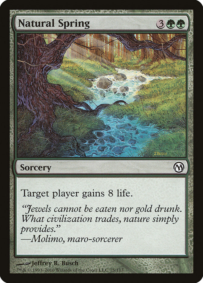 Natural Spring [Duels of the Planeswalkers] | Gamer Loot