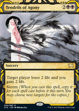 Tendrils of Agony (Etched Foil) [Strixhaven Mystical Archive] | Gamer Loot