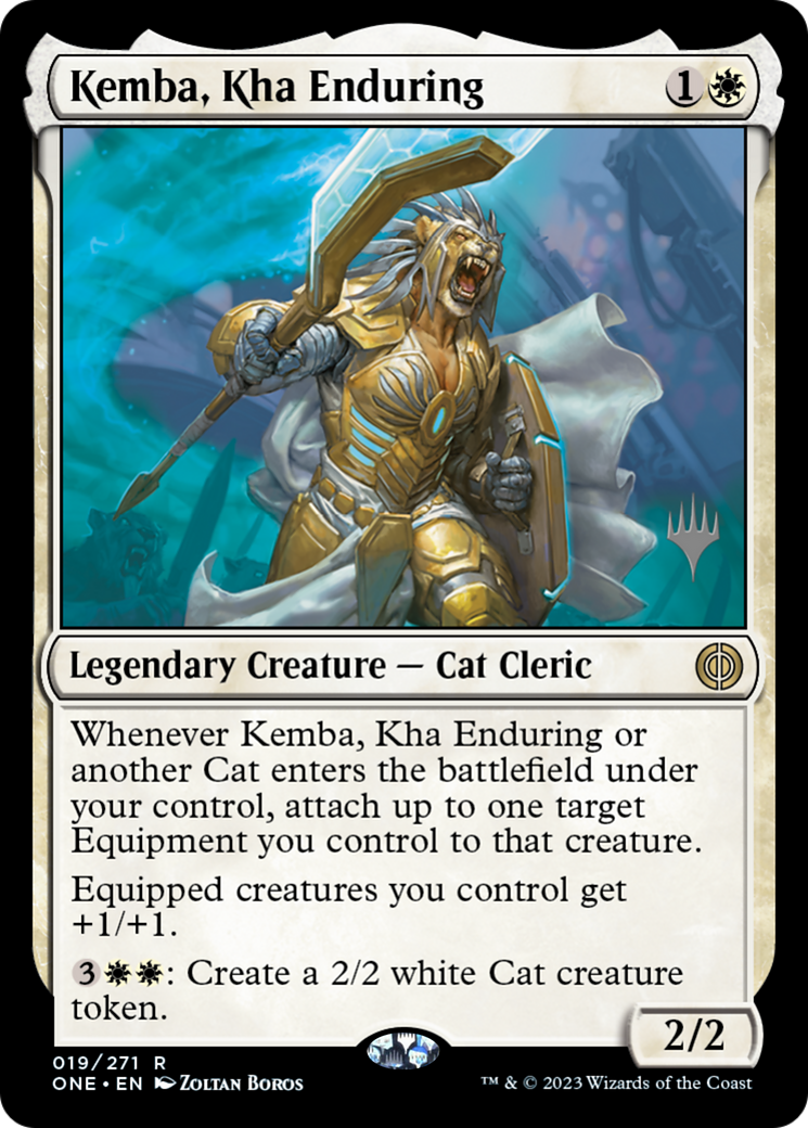 Kemba, Kha Enduring (Promo Pack) [Phyrexia: All Will Be One Promos] | Gamer Loot