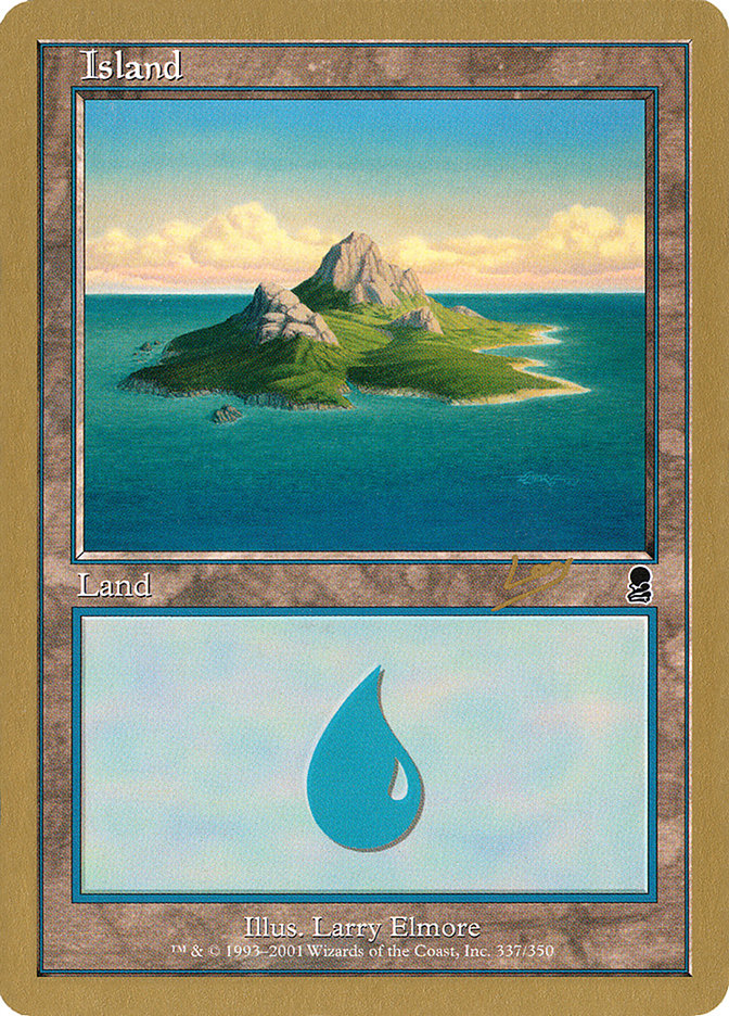 Island (rl337) (Raphael Levy) [World Championship Decks 2002] | Gamer Loot