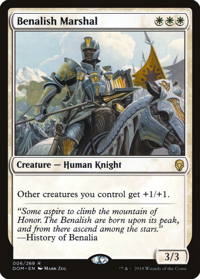 Benalish Marshal [Dominaria] | Gamer Loot