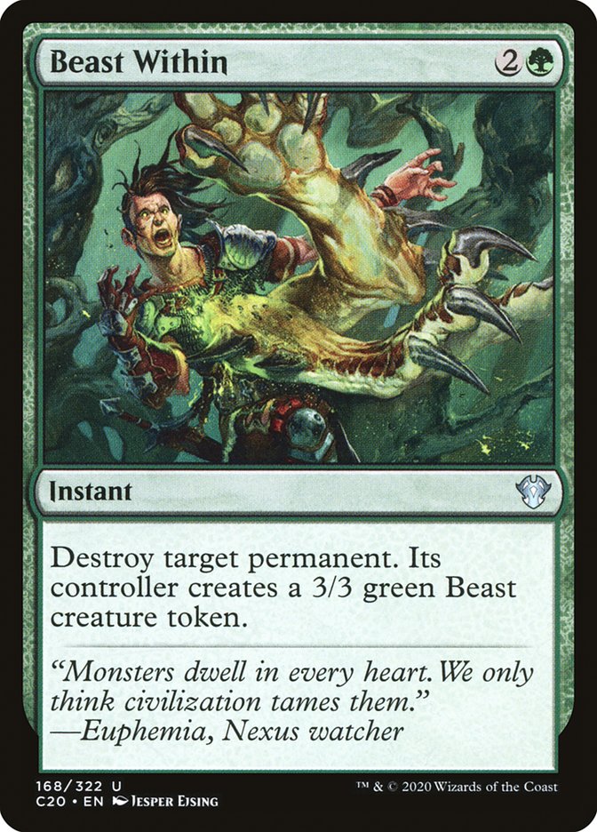 Beast Within [Commander 2020] | Gamer Loot