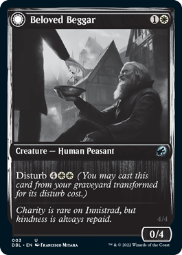 Beloved Beggar // Generous Soul [Innistrad: Double Feature] | Gamer Loot