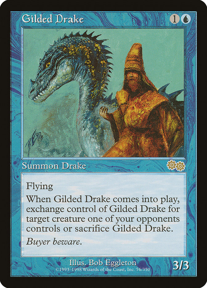 Gilded Drake [Urza's Saga] | Gamer Loot