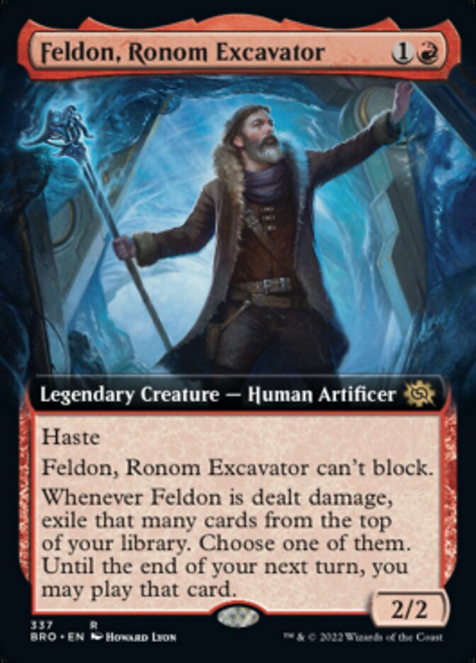 Feldon, Ronom Excavator (Extended Art) [The Brothers' War] | Gamer Loot