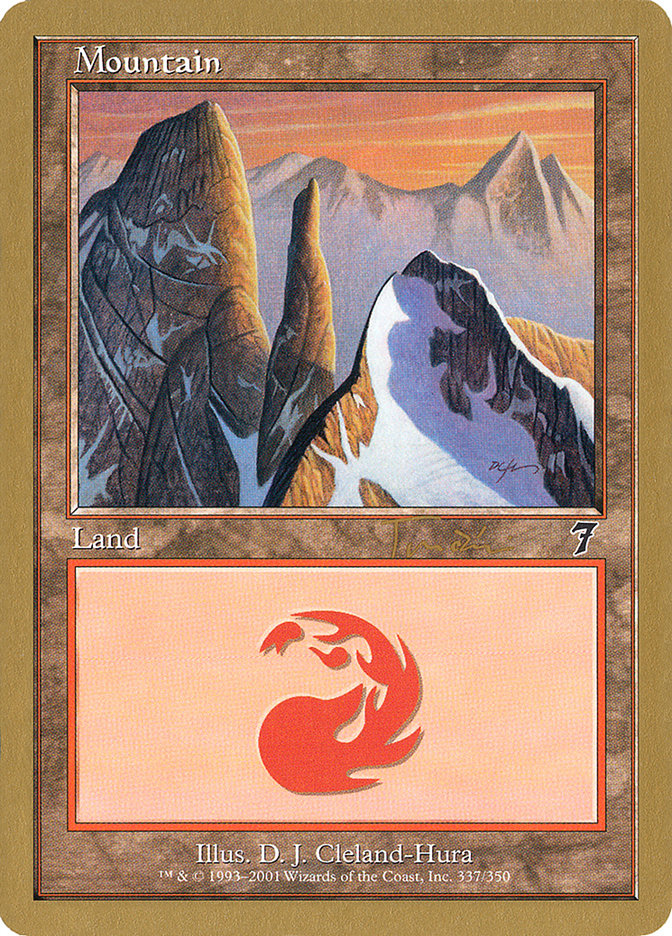 Mountain (jt337) (Jan Tomcani) [World Championship Decks 2001] | Gamer Loot
